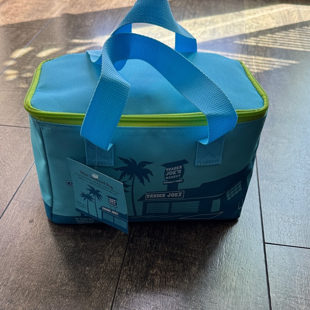 Trader Joe's Blue Insulated Mini Bag